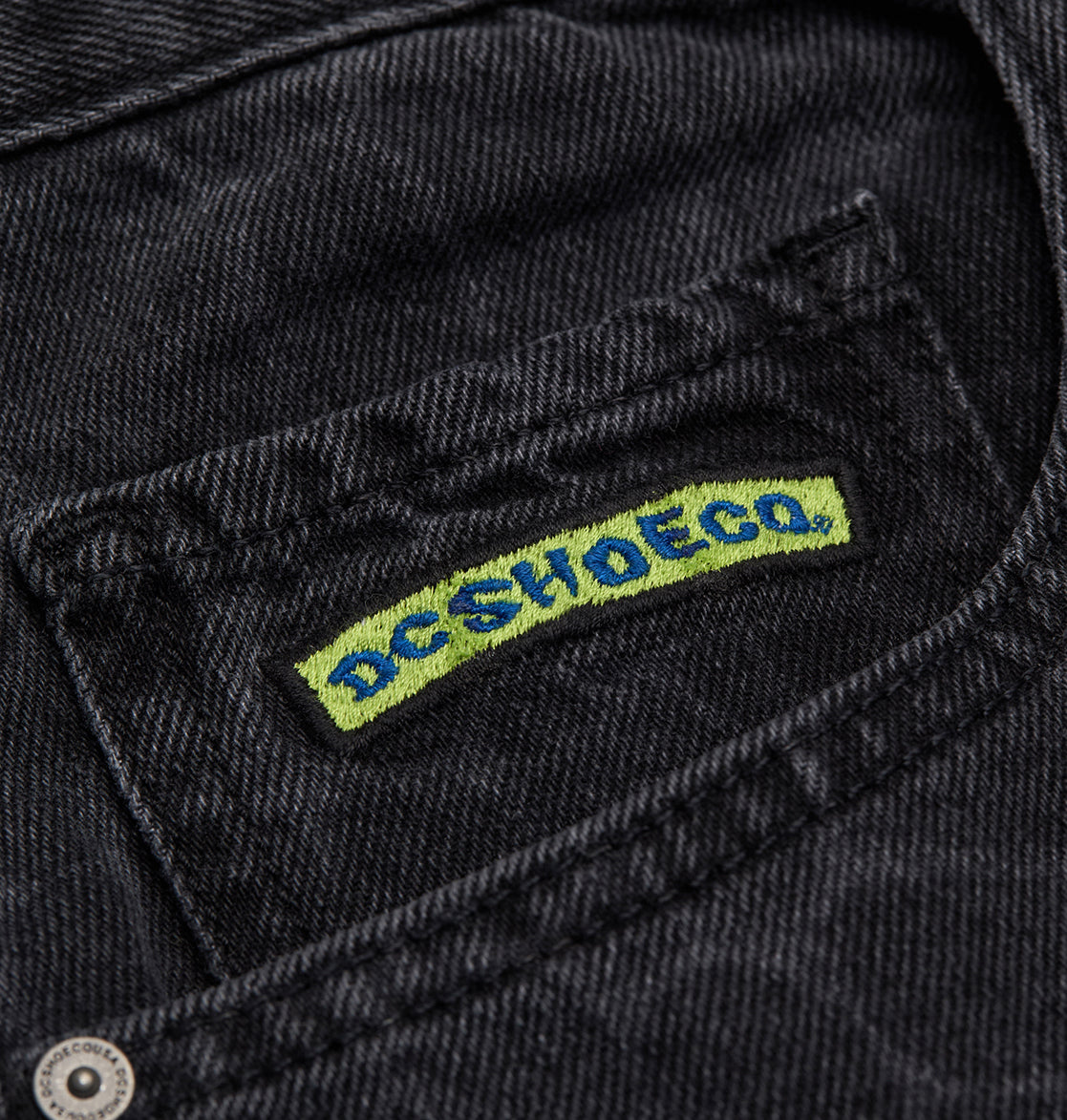 Men's Baggy Denim Snake Print Pants - Image 3