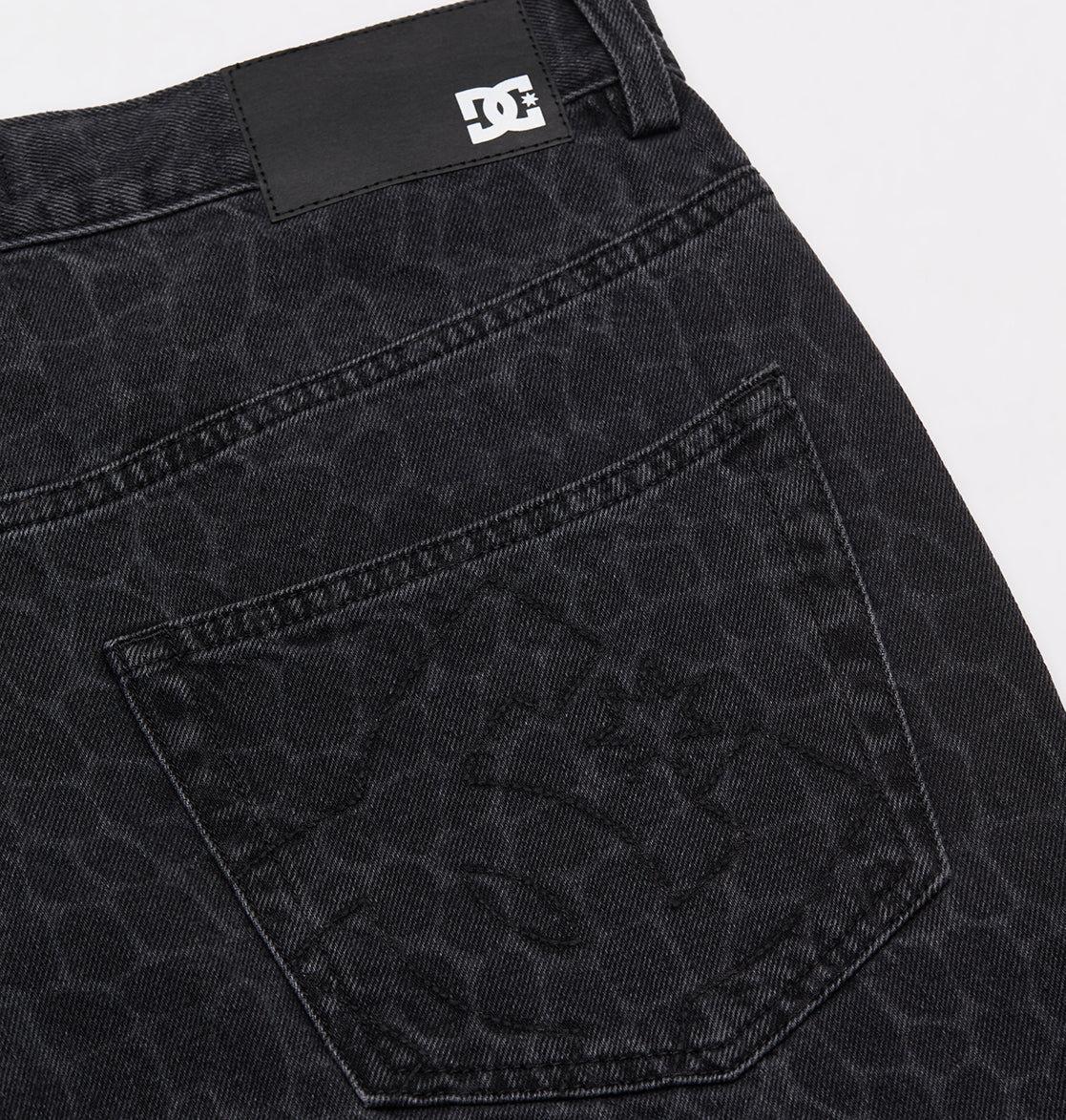 Men's Baggy Denim Snake Print Pants - Image 6