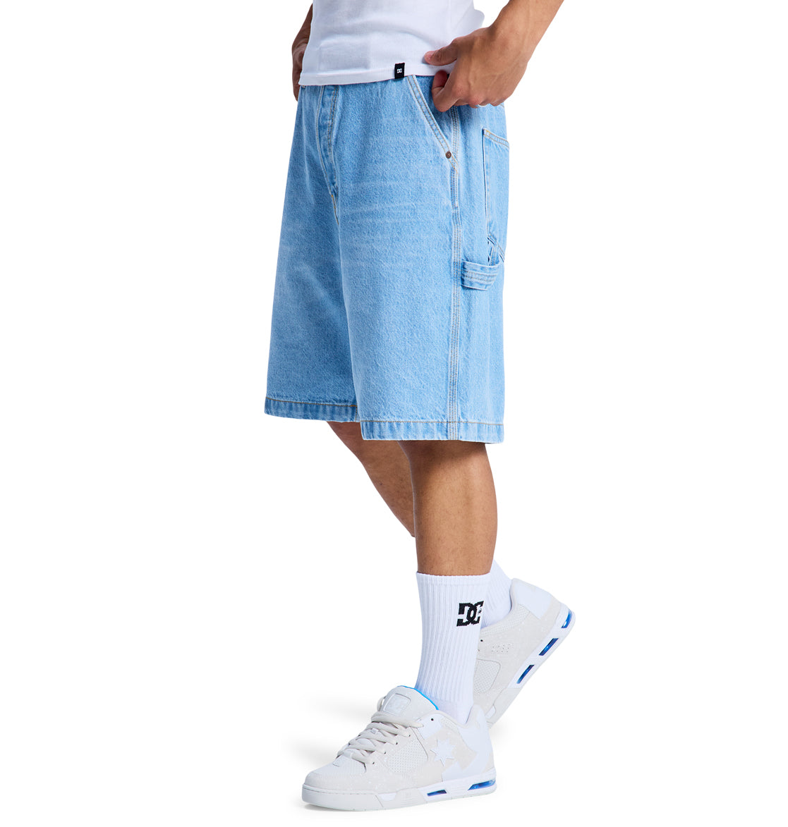 Men's Baggy Denim Carpenter Short - Image 4